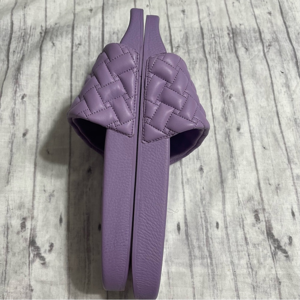 Kurt Geiger London Meena Eagle Slide Sandal in Light/Pastel Purple - Picture 5 of 7